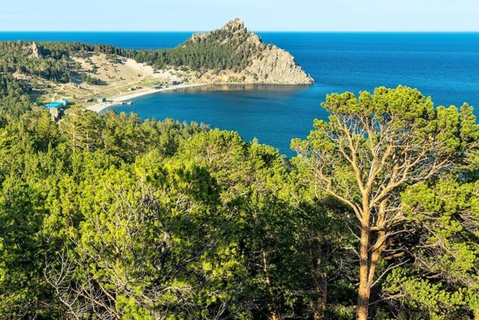 Peschanaya bay, Khuzhirskiy, Irkutsk Oblast, Russia