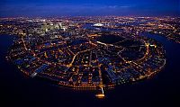 Trek.Today search results: Bird's-eye view of London at night, United Kingdom