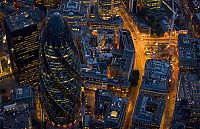 Trek.Today search results: Bird's-eye view of London at night, United Kingdom