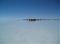 World & Travel: Plains of the Altiplano, Bolivia, Spanish Salar de Uyuni mirror