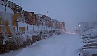 World & Travel: United States covered by snow