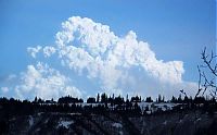 World & Travel: Alaska, volcanic eruption