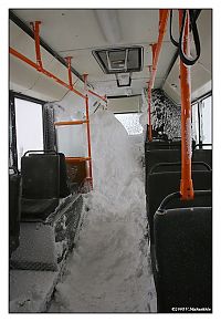 World & Travel: Transport in winter, Norilsk, Krasnoyarsk Krai, Russia