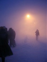 World & Travel: Transport in winter, Norilsk, Krasnoyarsk Krai, Russia