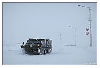 World & Travel: Transport in winter, Norilsk, Krasnoyarsk Krai, Russia
