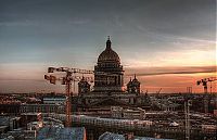 World & Travel: Morning in St. Petersburg, Russia