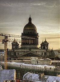 World & Travel: Morning in St. Petersburg, Russia