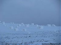 World & Travel: Snow rolls, unique natural phenomenon