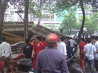 World & Travel: Collapsed highway, Hunan, China