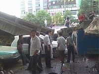 World & Travel: Collapsed highway, Hunan, China