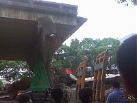 World & Travel: Collapsed highway, Hunan, China