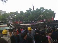 World & Travel: Collapsed highway, Hunan, China