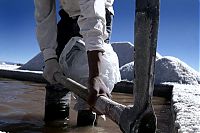 World & Travel: Extraction of salt somewhere, South America