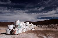 World & Travel: Extraction of salt somewhere, South America