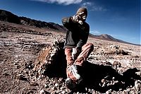 Trek.Today search results: Extraction of salt somewhere, South America