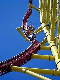 World & Travel: Frightful roller coaster attraction, New Ohio, United States