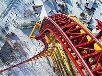 World & Travel: Frightful roller coaster attraction, New Ohio, United States