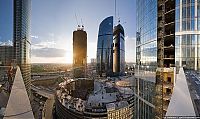 World & Travel: Moscow from the roof of City Capital, Russia