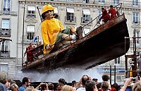 Trek.Today search results: Gigantic stage with huge puppets, Nantes, France