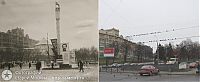 World & Travel: History: then and now, Moscow, Russia