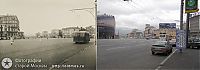 World & Travel: History: then and now, Moscow, Russia