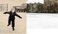 World & Travel: History: then and now, Moscow, Russia