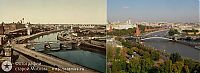 World & Travel: History: then and now, Moscow, Russia