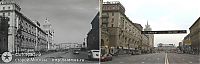 World & Travel: History: then and now, Moscow, Russia