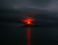 World & Travel: Krakatoa volcanic island, Indonesia