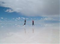 Trek.Today search results: The largest mirror in the world, salt field, Bolivia