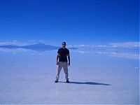 Trek.Today search results: The largest mirror in the world, salt field, Bolivia