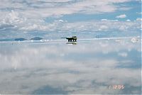 World & Travel: The largest mirror in the world, salt field, Bolivia