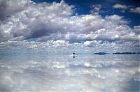 Trek.Today search results: The largest mirror in the world, salt field, Bolivia