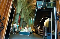 World & Travel: Bookshop in the Dominican church, Maastricht, Netherlands