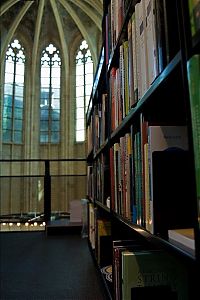 Trek.Today search results: Bookshop in the Dominican church, Maastricht, Netherlands