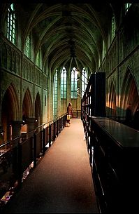 World & Travel: Bookshop in the Dominican church, Maastricht, Netherlands