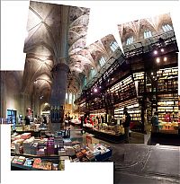 World & Travel: Bookshop in the Dominican church, Maastricht, Netherlands