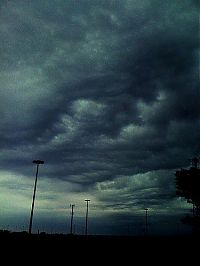 World & Travel: clouds formation