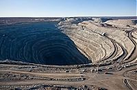 World & Travel: Volcanic pipe, Yakutia, Russia