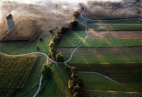 World & Travel: bird's-eye view aerial landscape photography