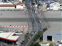 World & Travel: Gibraltar airport, Iberian Peninsula