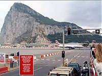 World & Travel: Gibraltar airport, Iberian Peninsula