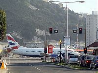 World & Travel: Gibraltar airport, Iberian Peninsula