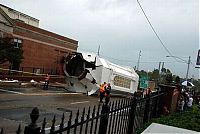 Trek.Today search results: Collapse of the church dome because of strong wind, driver survived, Shreveport, Louisiana