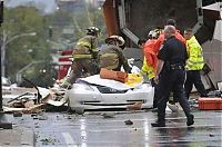 Trek.Today search results: Collapse of the church dome because of strong wind, driver survived, Shreveport, Louisiana