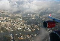 World & Travel: bird's-eye view aerial city landscape photography