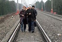 World & Travel: Nevsky Express undermined, Aleshinka-Uglovka route, Russia