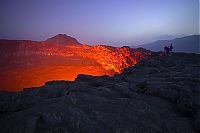 World & Travel: Lava lake in Ethiopia