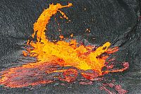 World & Travel: Lava lake in Ethiopia