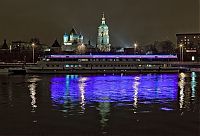 World & Travel: Moscow at night, Russia